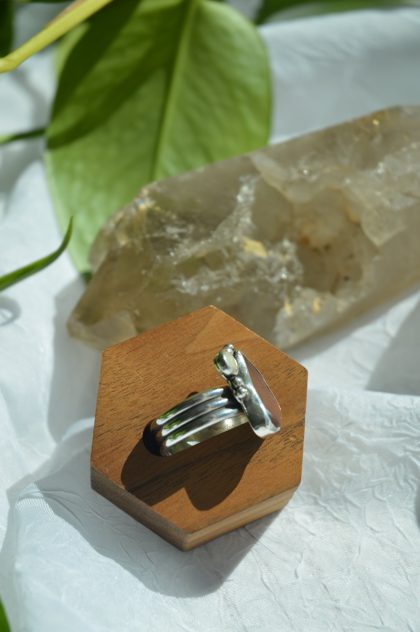 Brown Sea Glass Rings