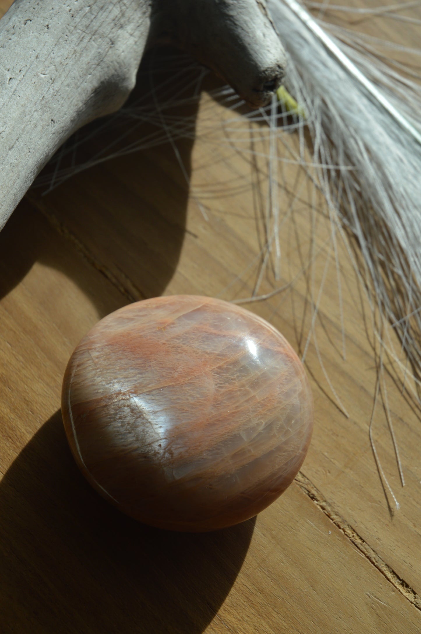 Peach Moonstone Palmstones