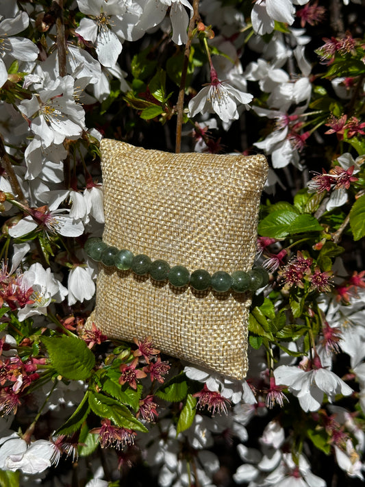 Vesuvianite beaded bracelets