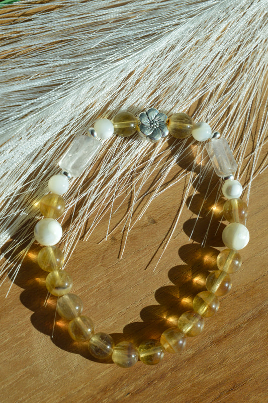 Yellow Floral Island Bracelet