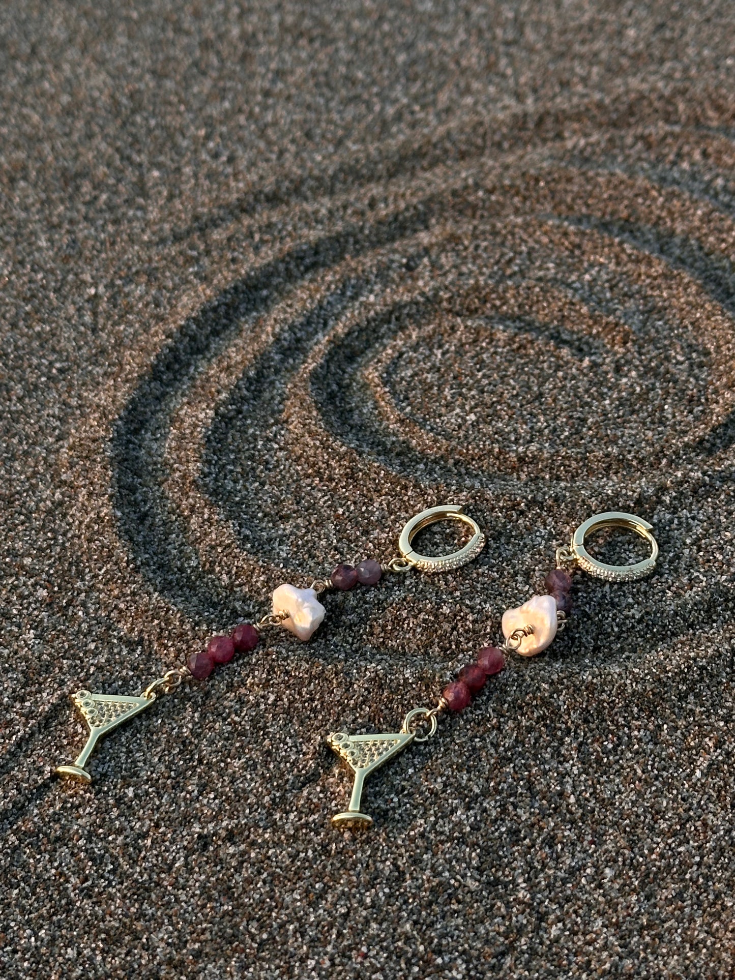 French Martini Beaded Necklace