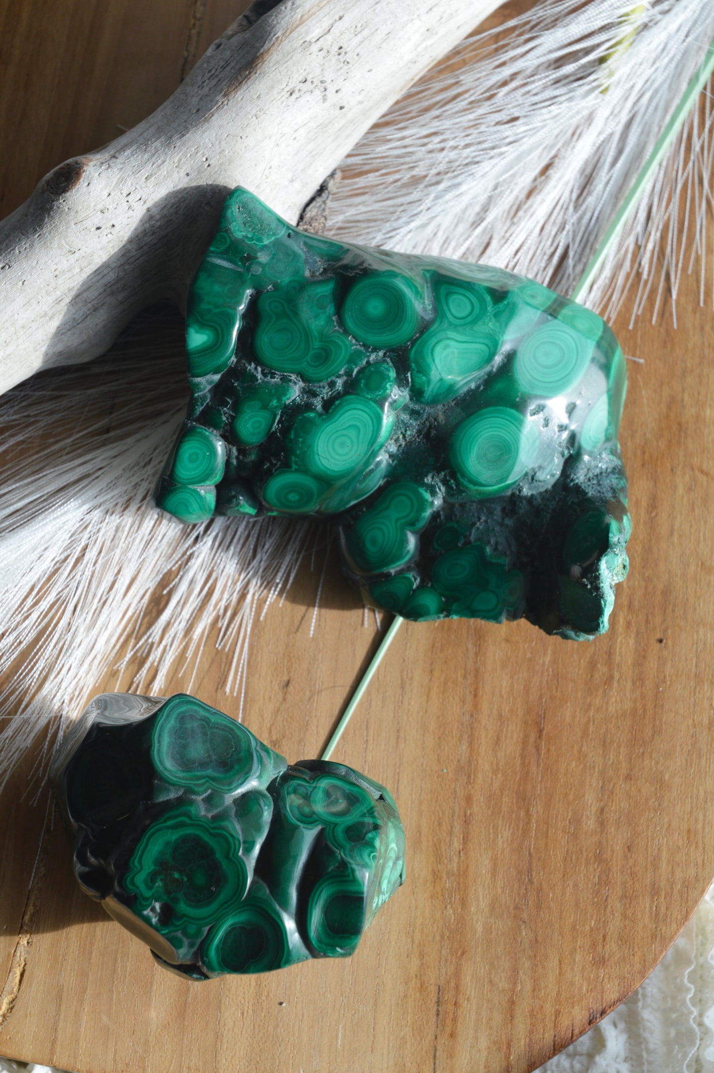 Malachite Pieces