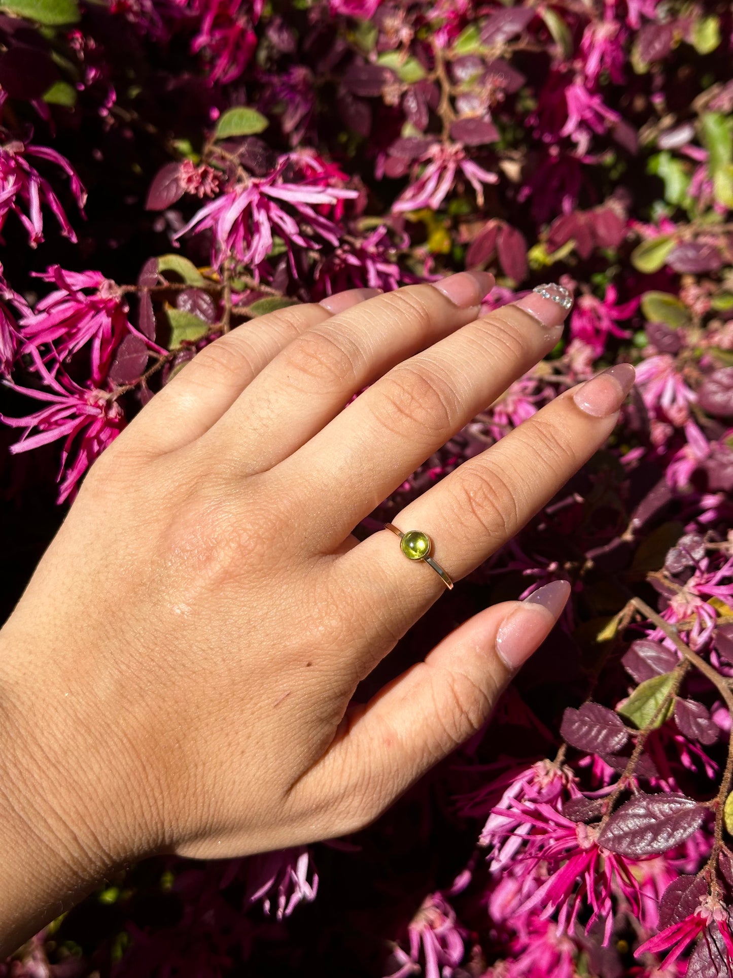 14/20k Gold-filled Peridot ring