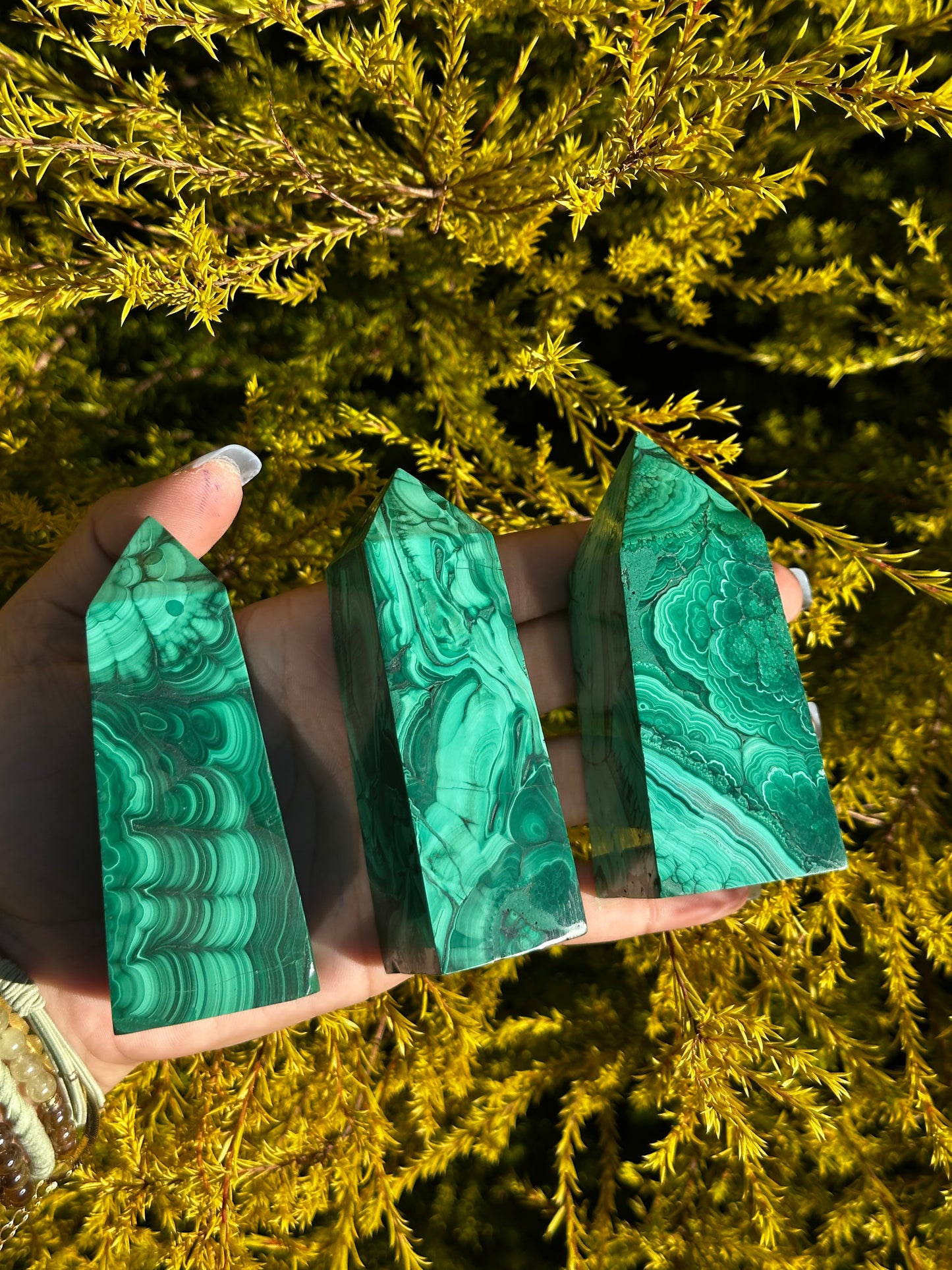 Malachite tower