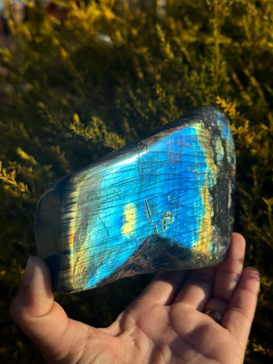 Labradorite statement piece