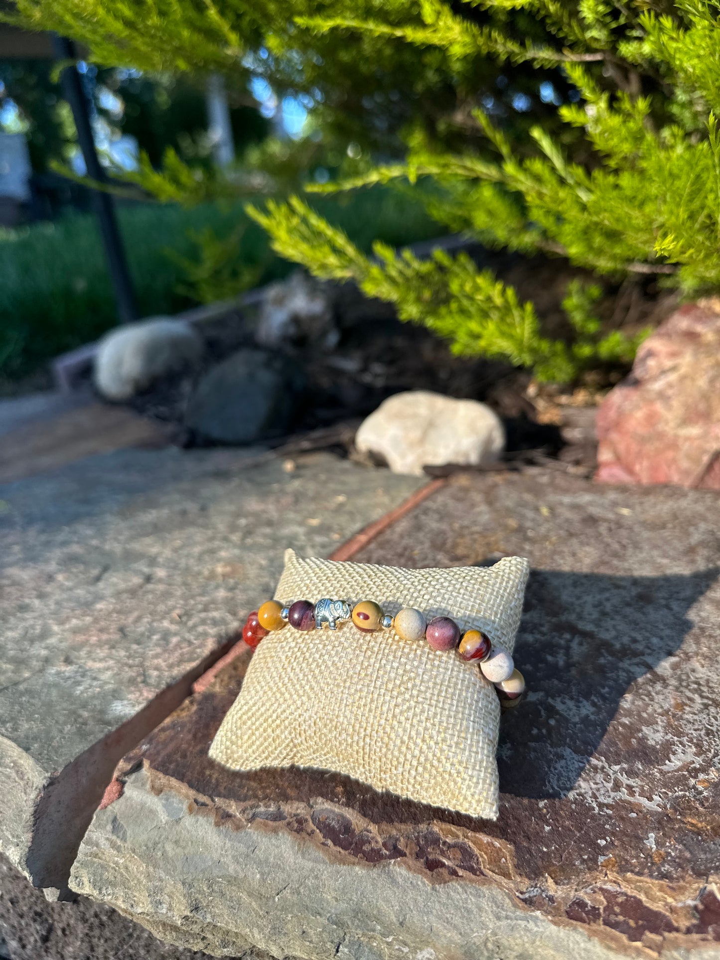 Mookaite jasper bracelet