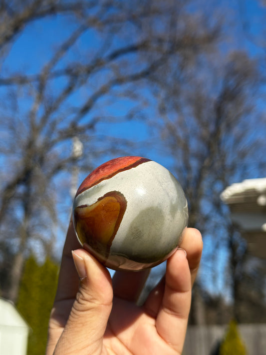 Polychrome Jasper sphere