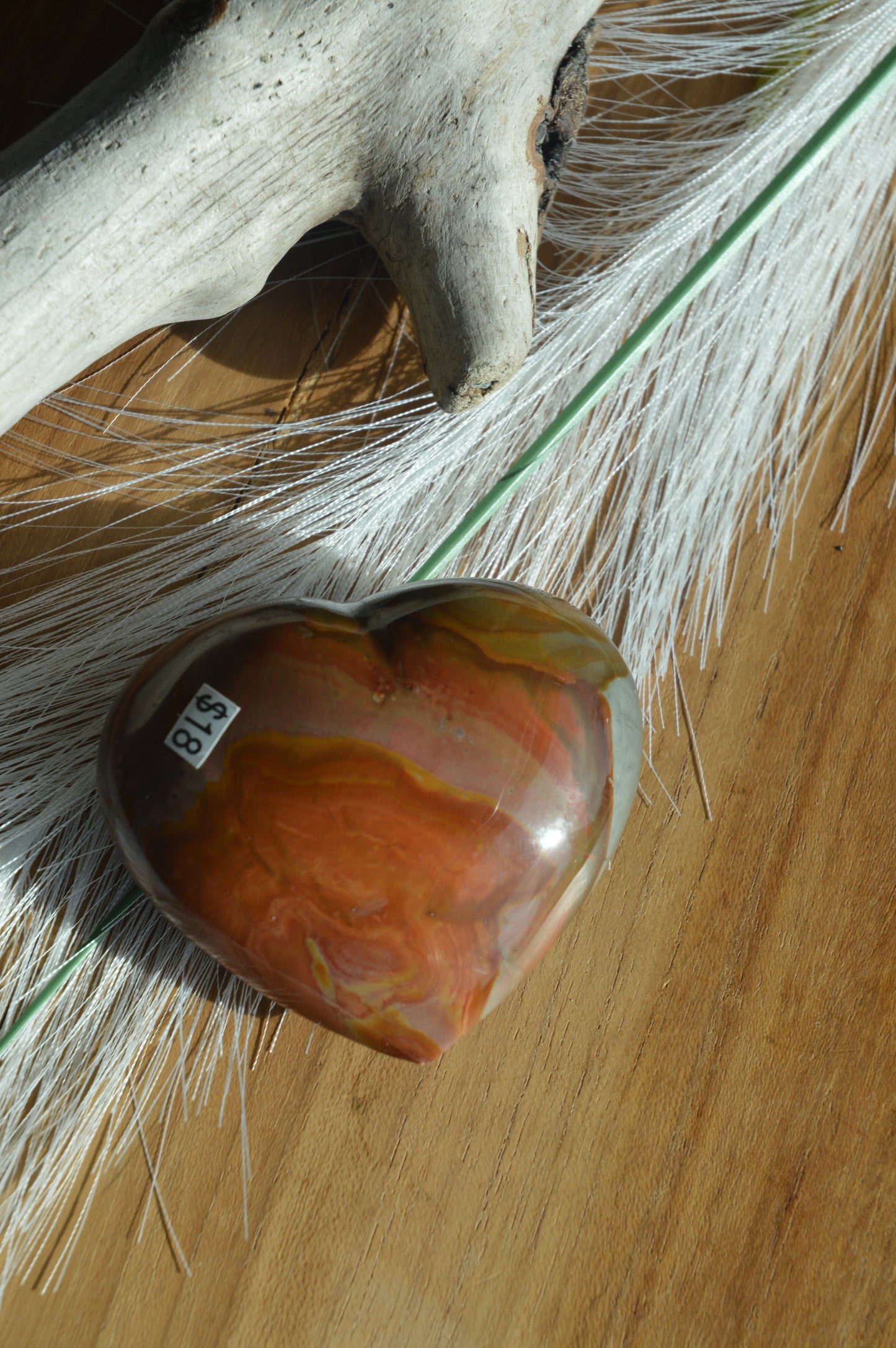 Polychrome Jasper heart
