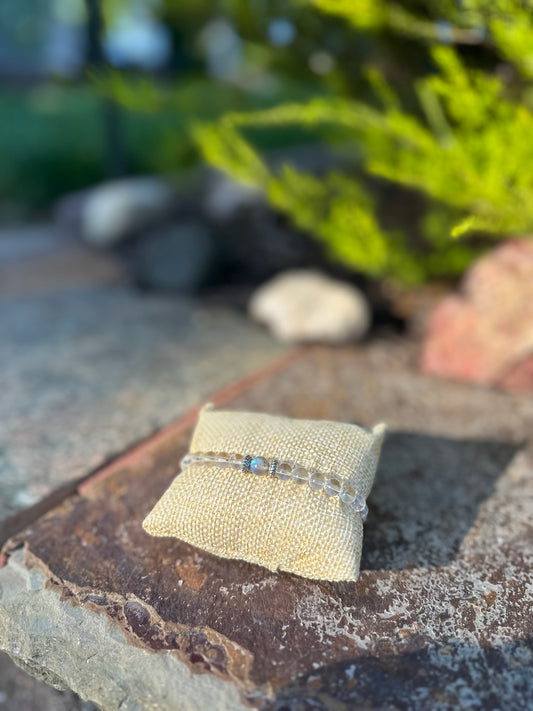 Icy blue bracelet