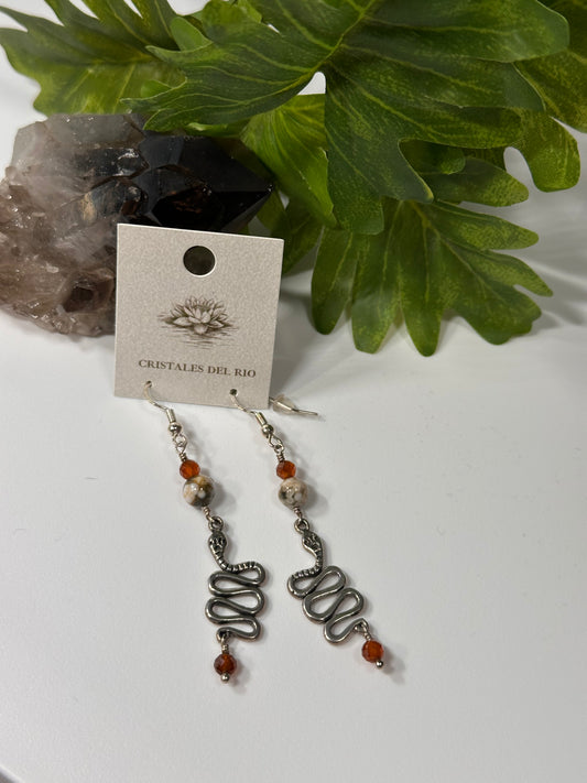 Rattlesnake Earrings