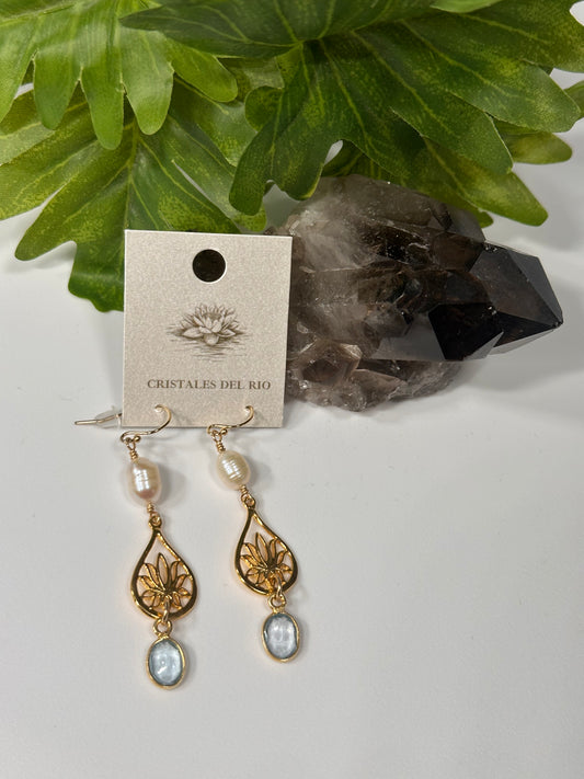 Aqua mermaid Earrings
