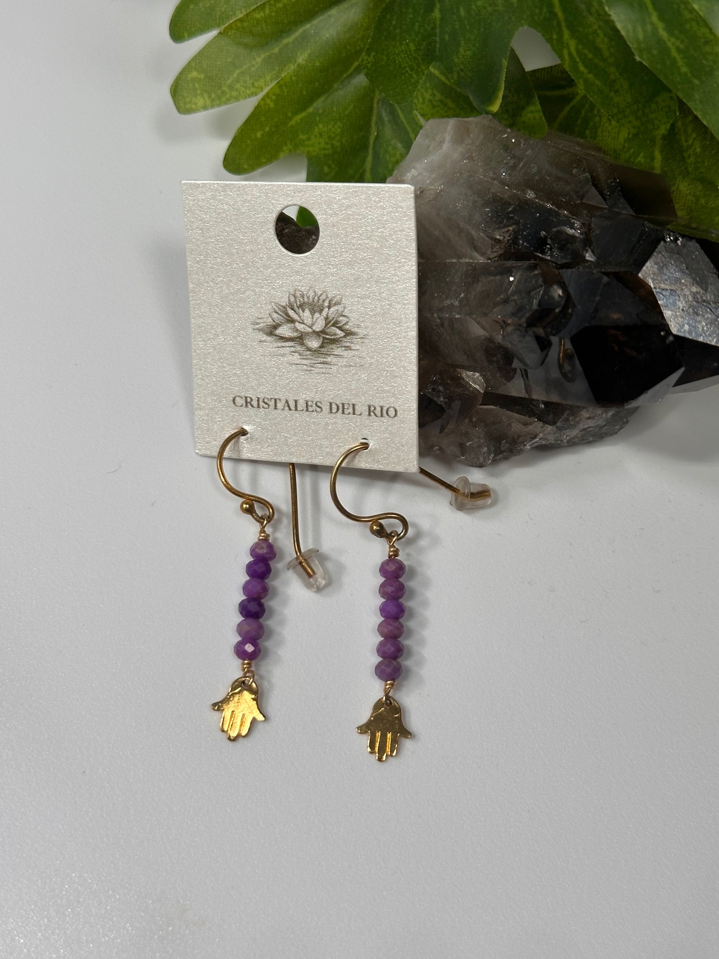 Lilac fields Earrings