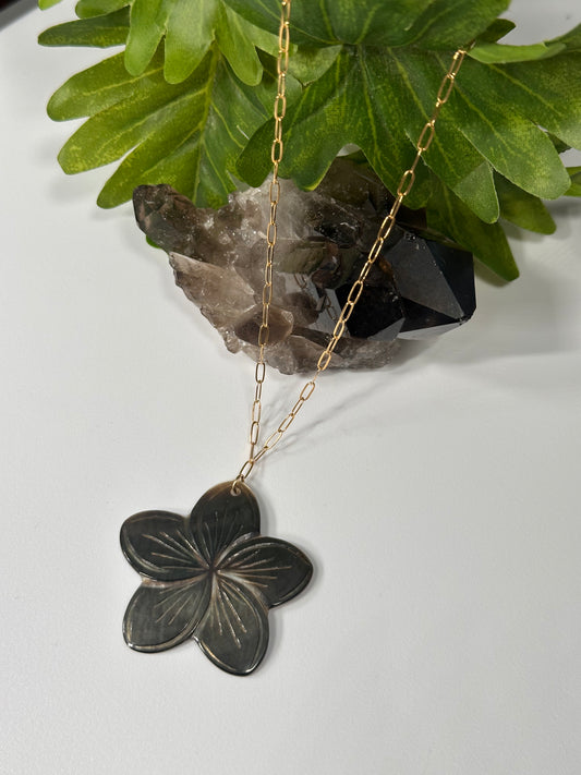 Plumeria Chain Necklace