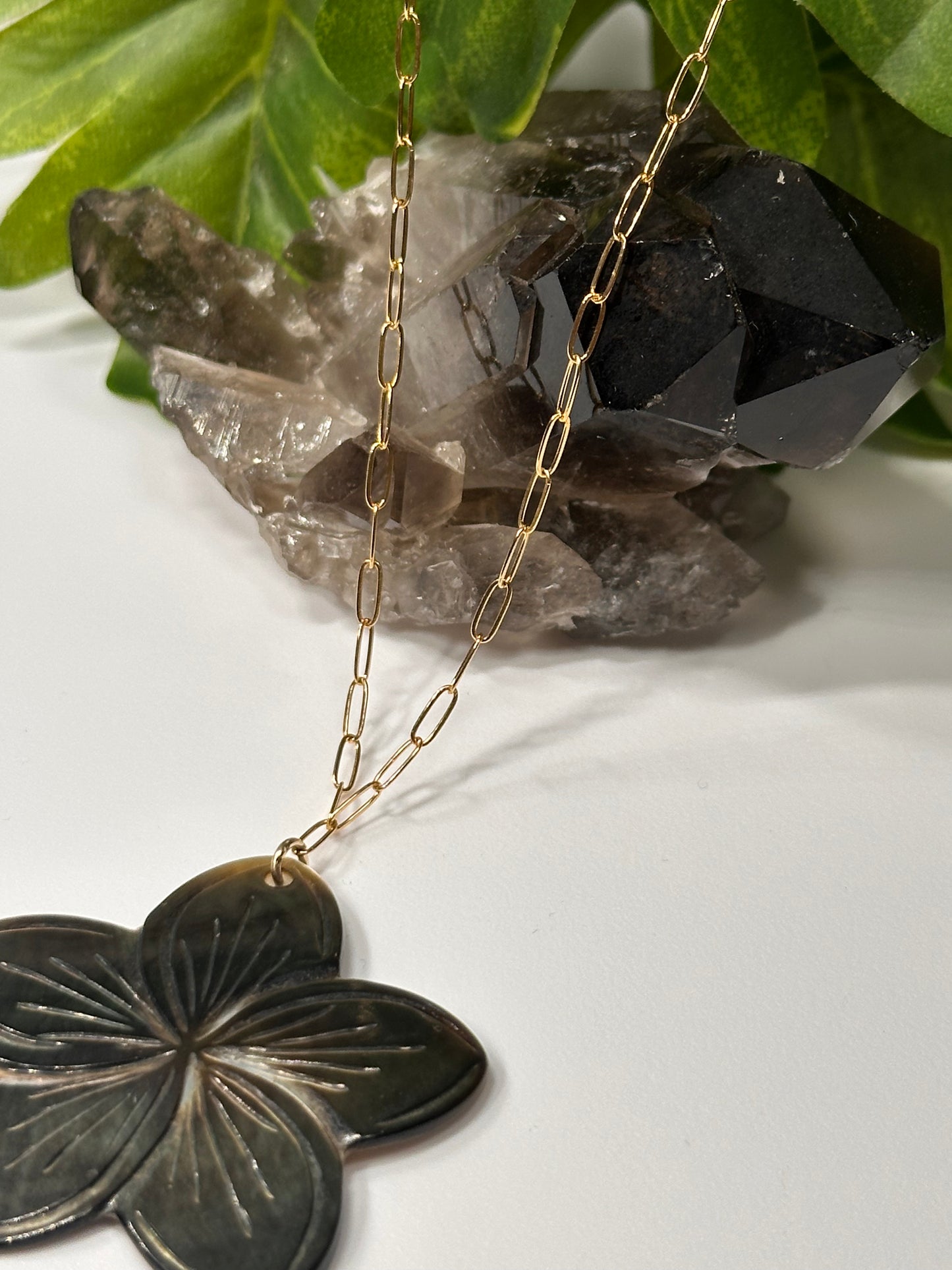 Plumeria Chain Necklace