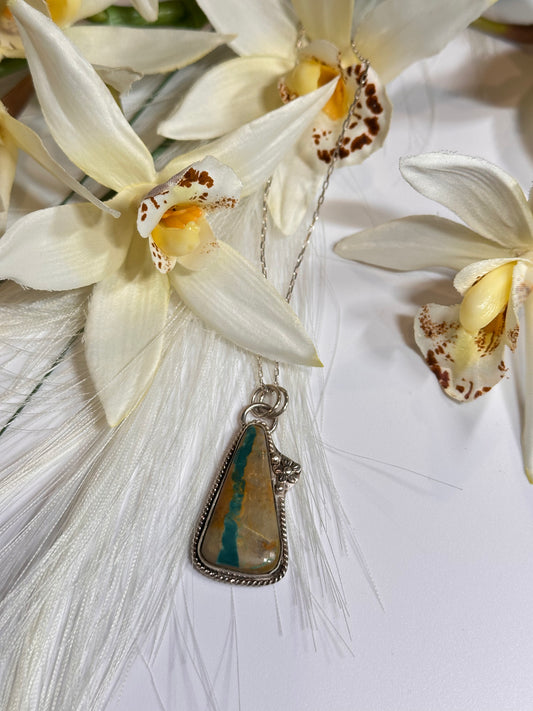 Royston Ribbon Turquoise Pendant