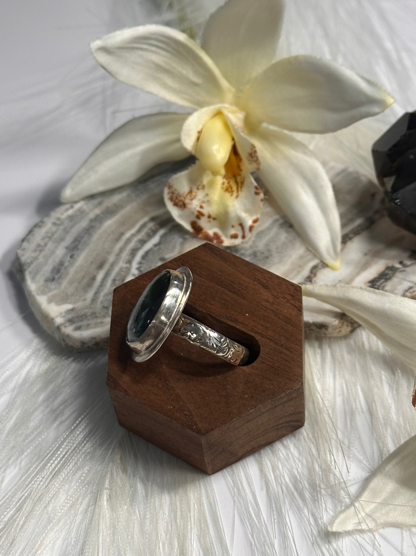 Seraphanite Ring - Sz 8
