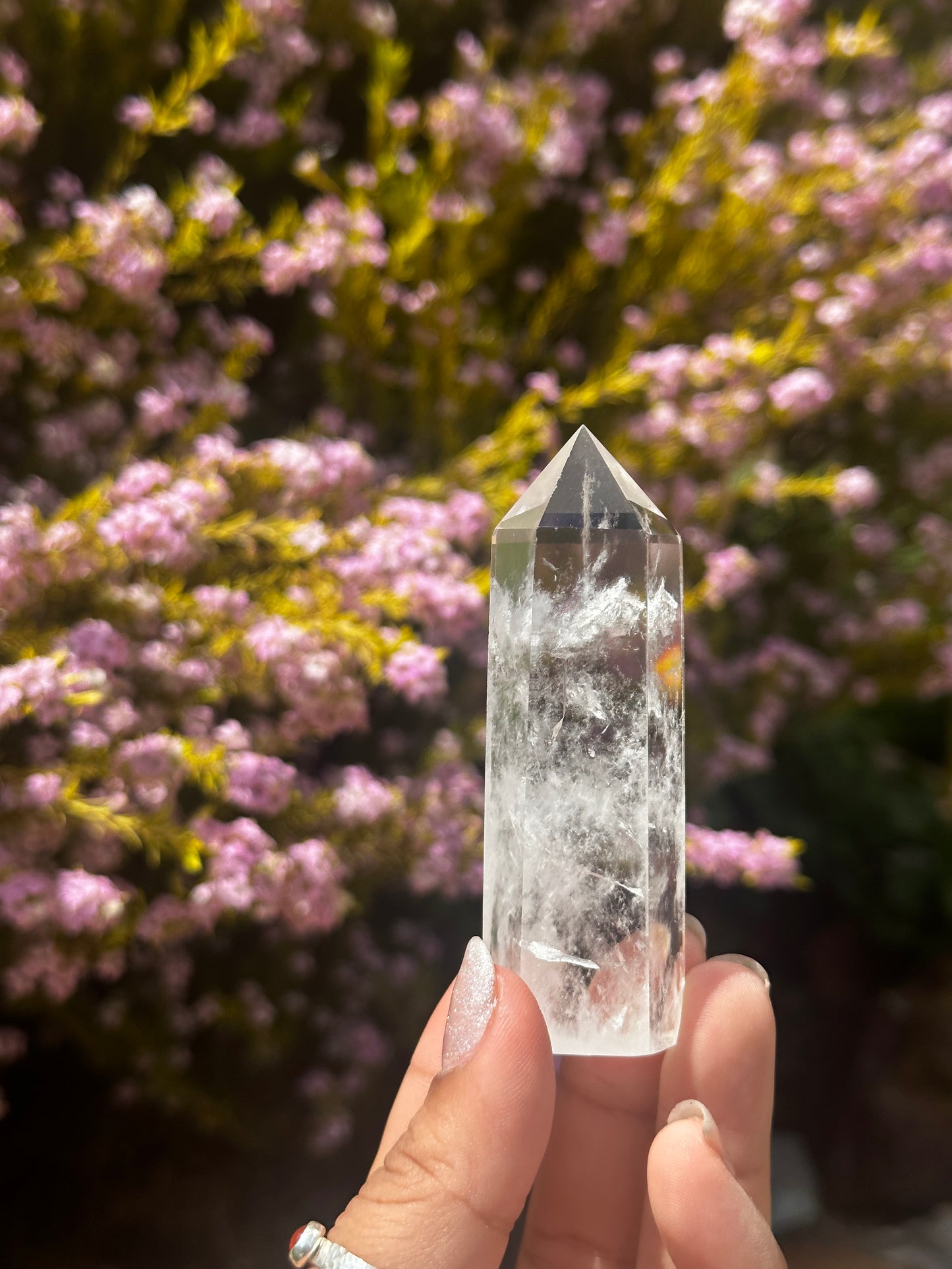 Small Clear Quartz Tower