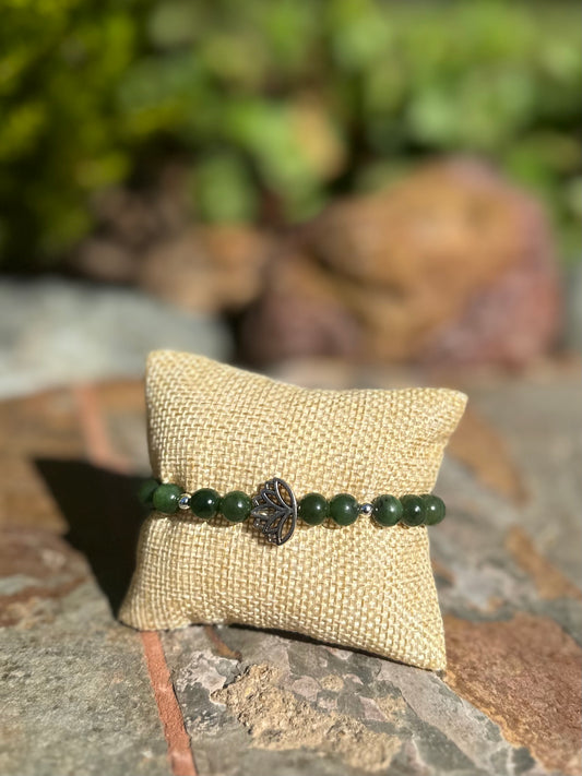 Jade Lotus Bracelets