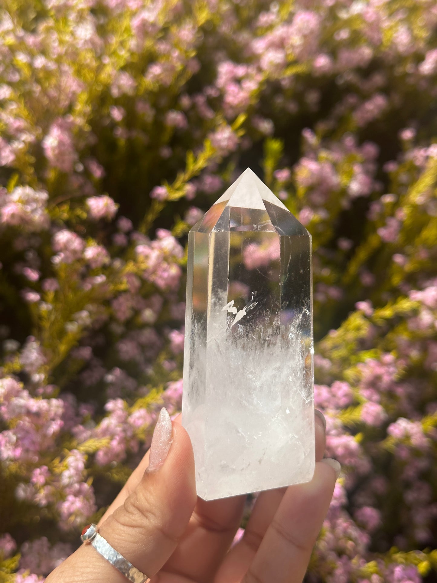 Clear Quartz tower