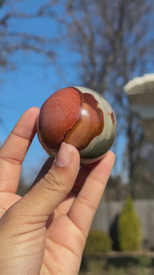 Polychrome Jasper sphere
