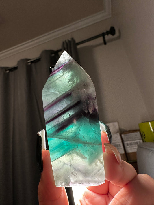 Feather Fluorite tower