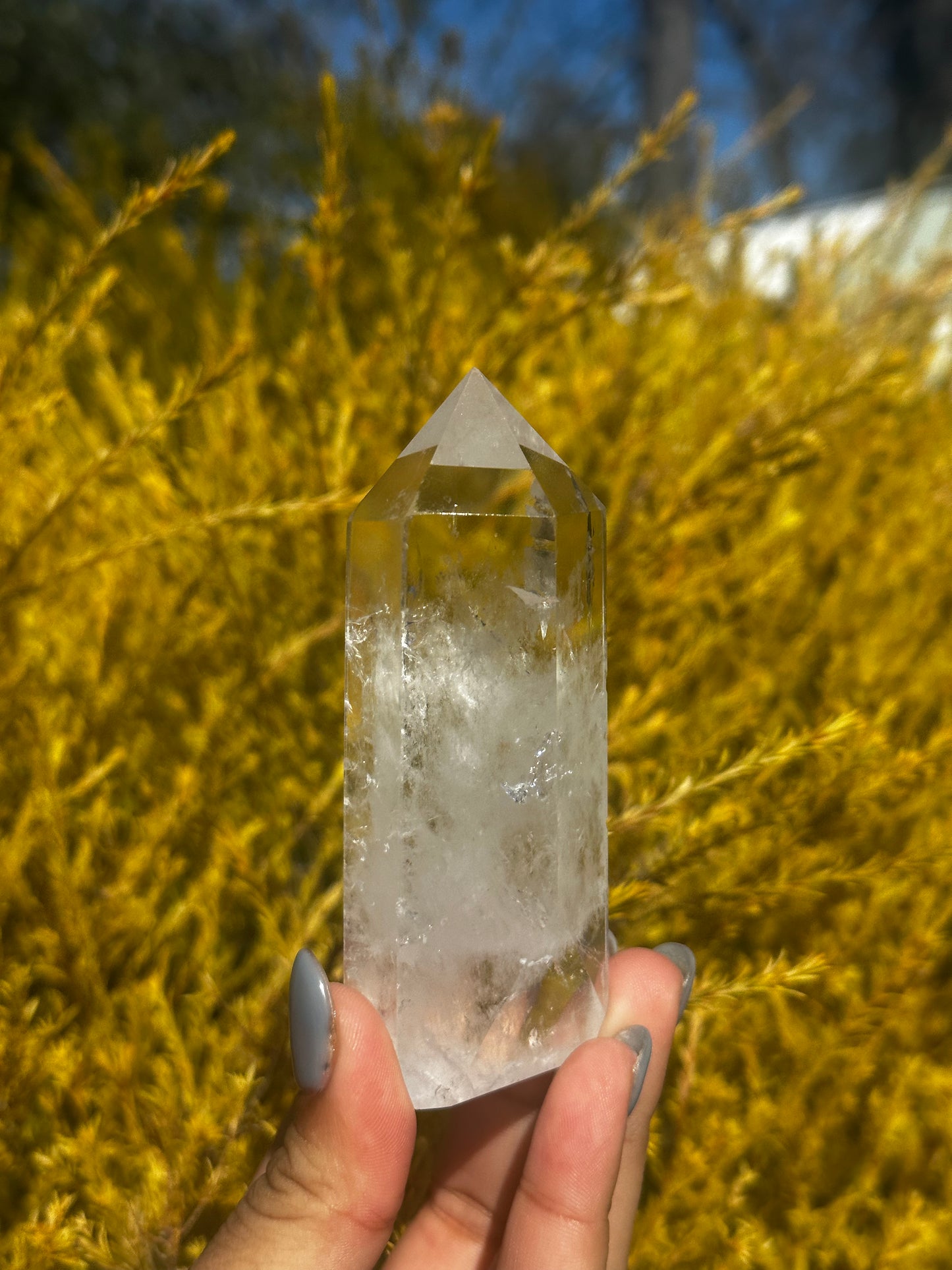 Clear Quartz tower