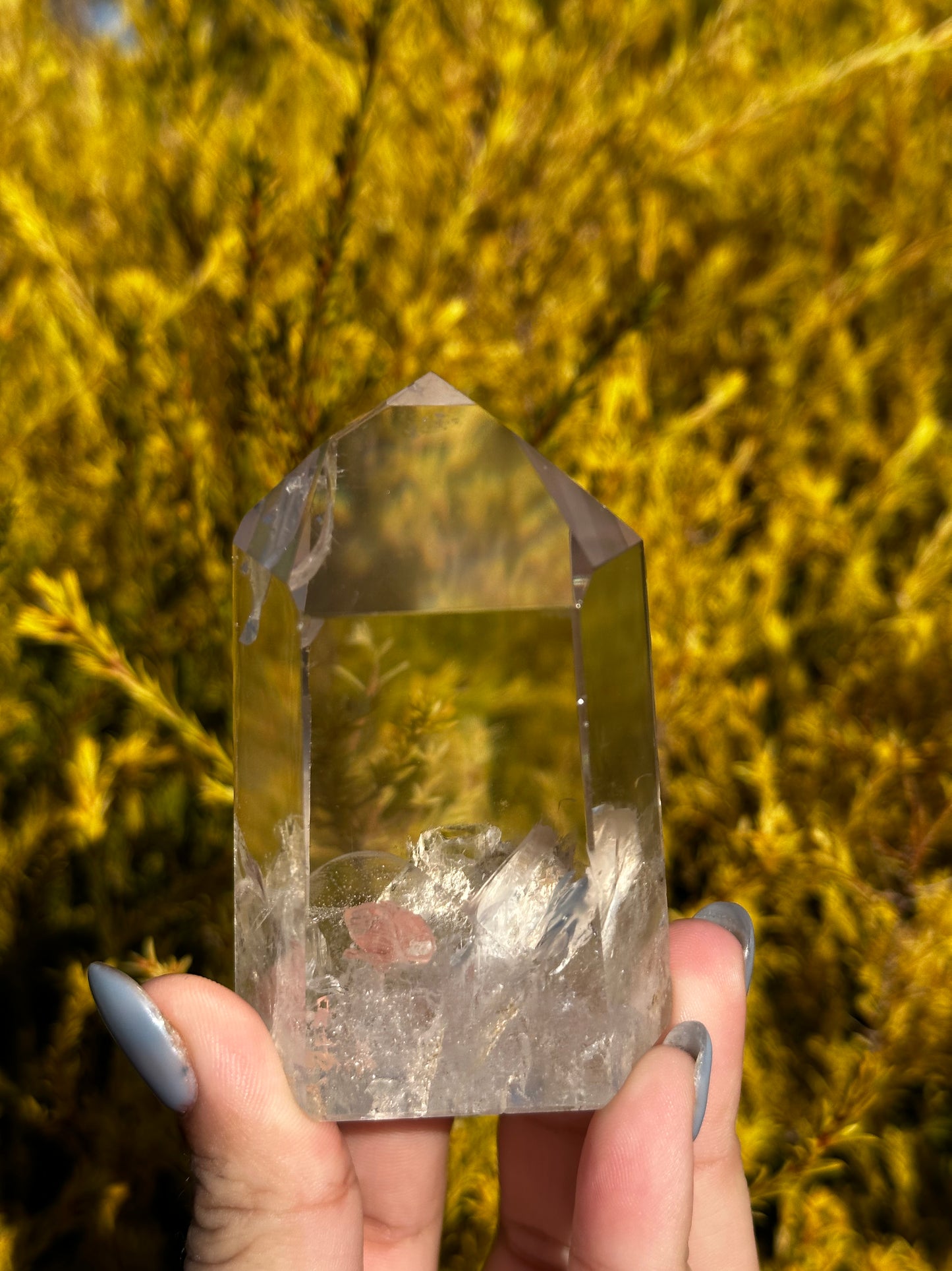 Light Smokey Quartz Tower