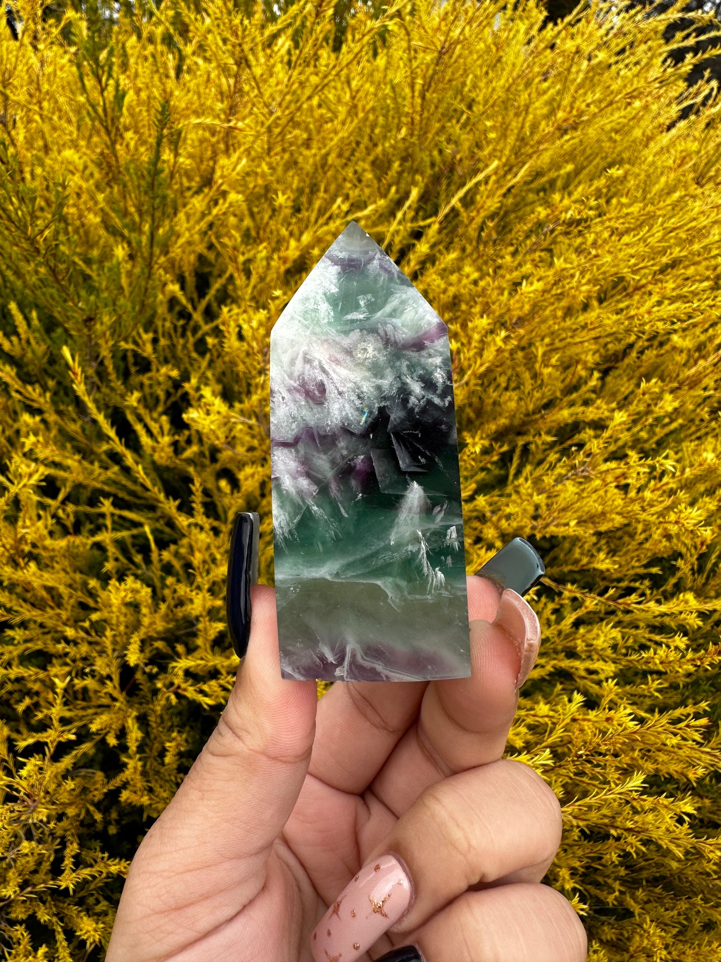 Feather Fluorite tower