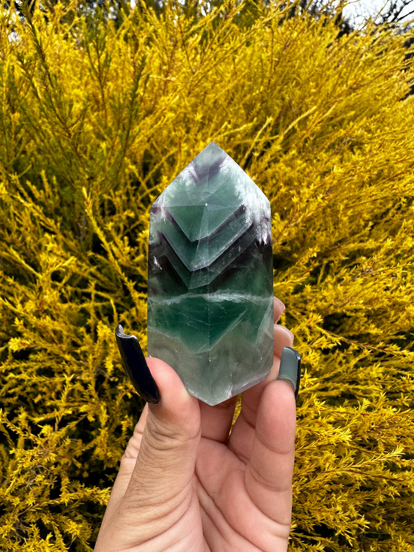 Feather Fluorite tower