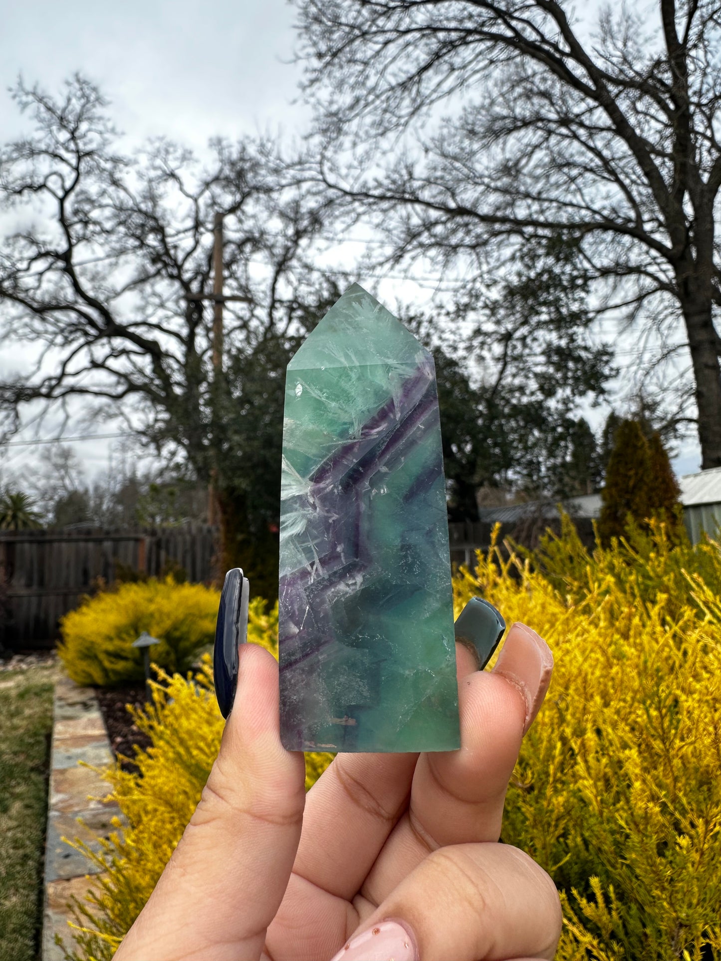 Feather Fluorite tower